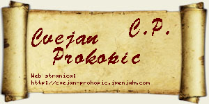 Cvejan Prokopić vizit kartica